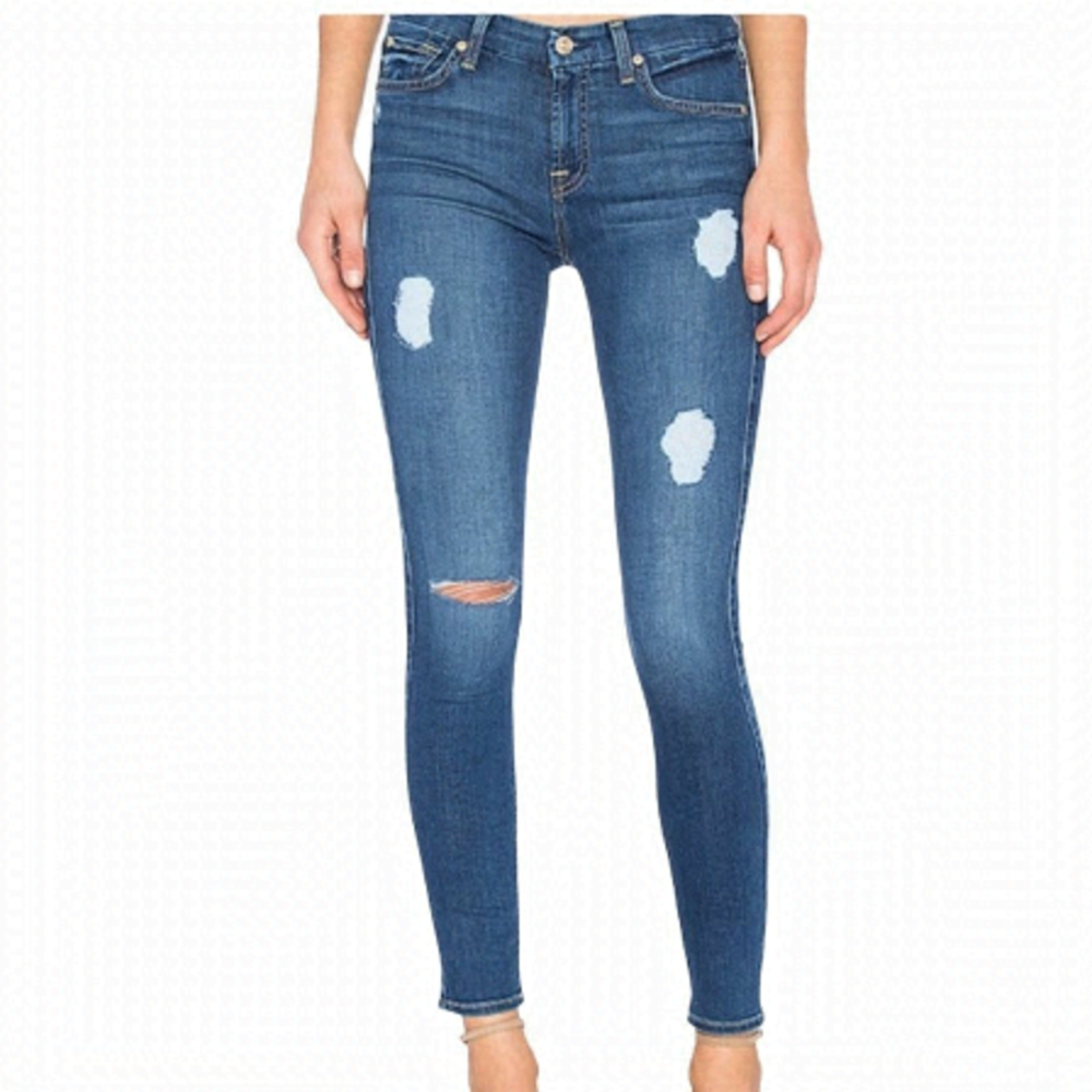 𝅺7 For All Mankind B(air) Ankle Skinny Jeans